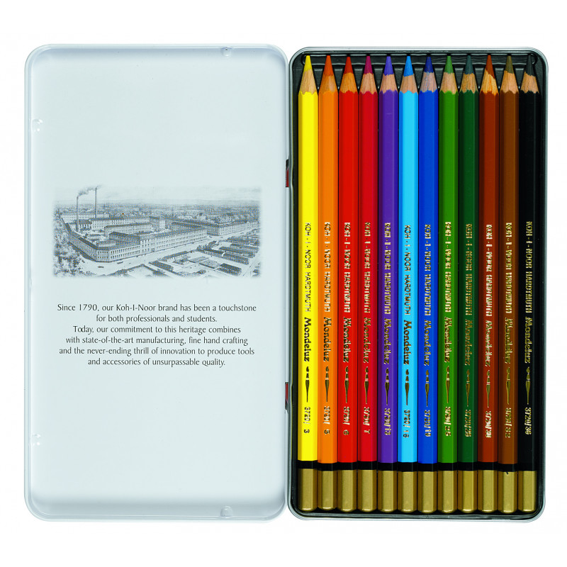 Coffret de crayons de couleur aquarellables Mondeluz...