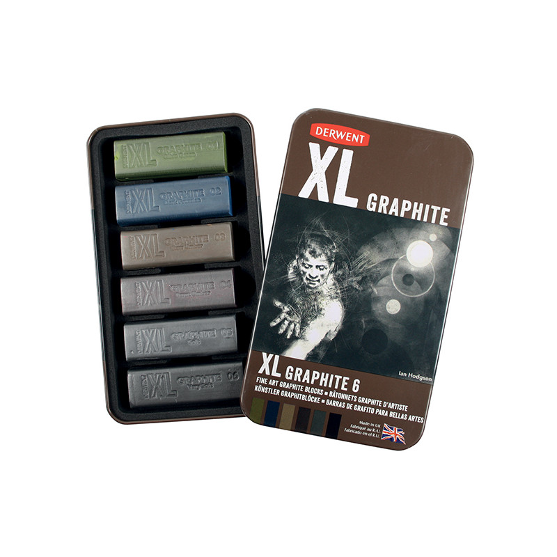 Craies graphite XL Derwent en boîte