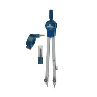 Compas ECOBRA pour dessin et traçage technique en nickel mat
