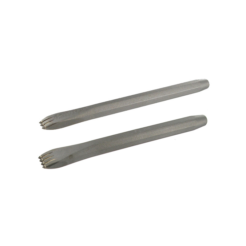 GRADINE CARBURE TUNGSTENE LONGUEUR 190MM 4 DENTS POINTUES