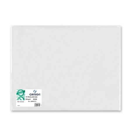 CANSON PAPIER DESSIN C A GRAIN 224G 50X65CM 10F