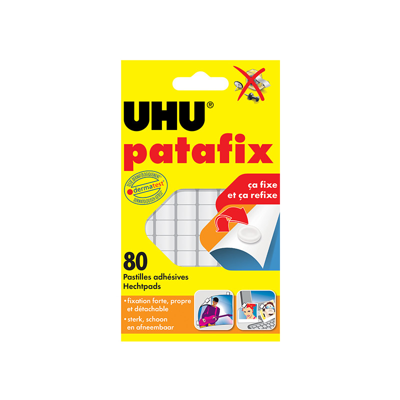 Patafix blanche UHU 80 pastilles