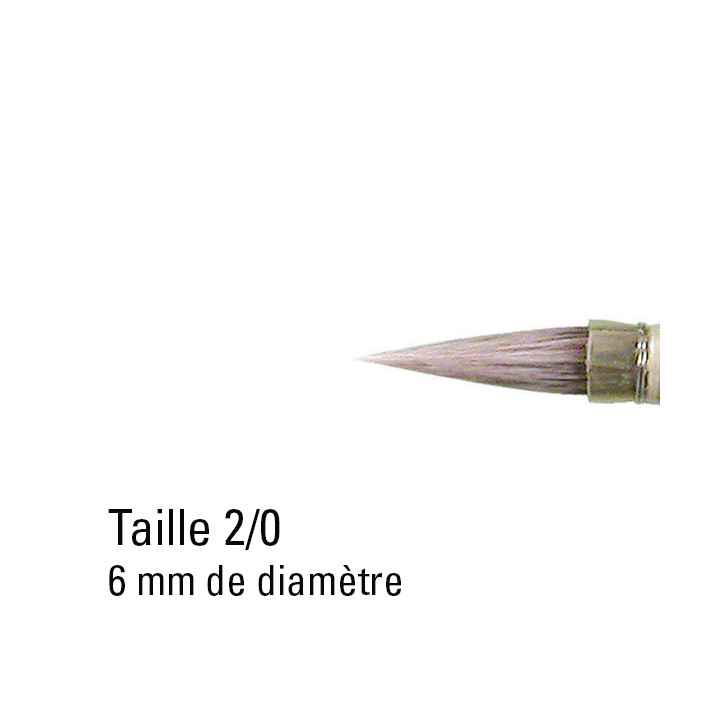 LEONARD  872 MOUILLEUR SYNTHETIQUE AQUARELLYS TAILLE 2/0 PINCEAU
