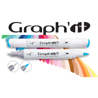 Marqueur à alcool Graph'it Brush 98 coloris disponibles