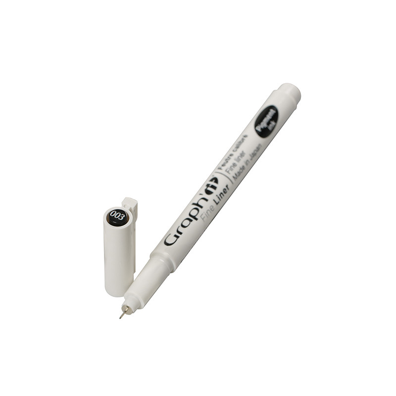 GRAPH'IT FINE LINER - FEUTRE FIN A ENCRE PIGMENTEE - 0.8 BLACK