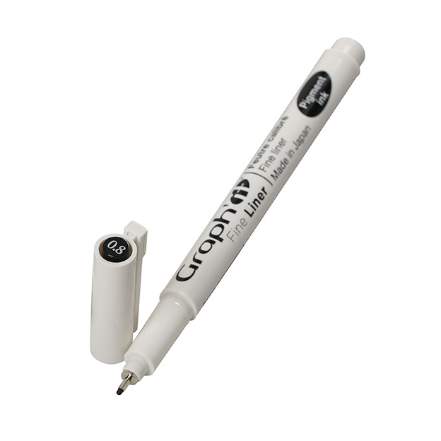 GRAPH'IT FINE LINER - FEUTRE FIN A ENCRE PIGMENTEE - 0.8 BLACK