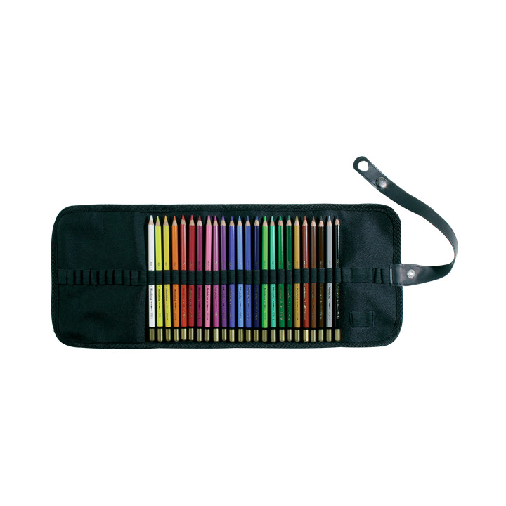 Trousse à Crayons Enroulable 22 Emplacements Yosoo - Pour Pinceaux Peinture Et Artistes