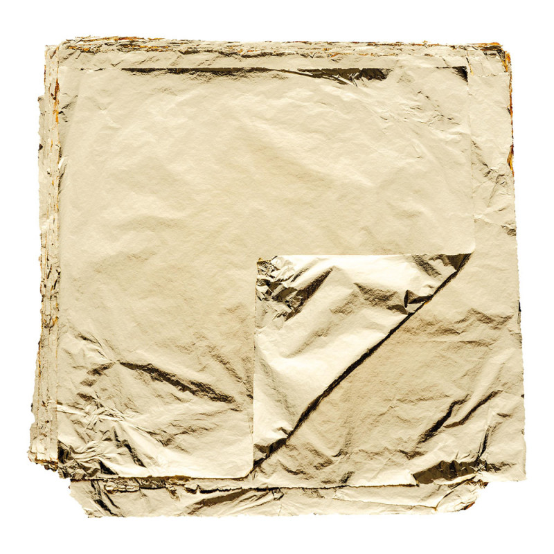 Papier de soie doré, papier cadeau métallique de 100 feuilles pour