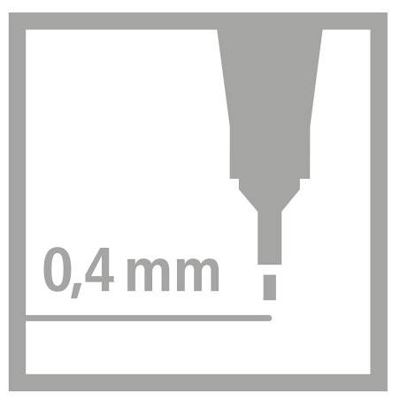 Le <STRONG>stylo-feutre STABILO Point 88</STRONG> permet aussi bien de dessiner que prendre des notes. Il présente une pointe fi