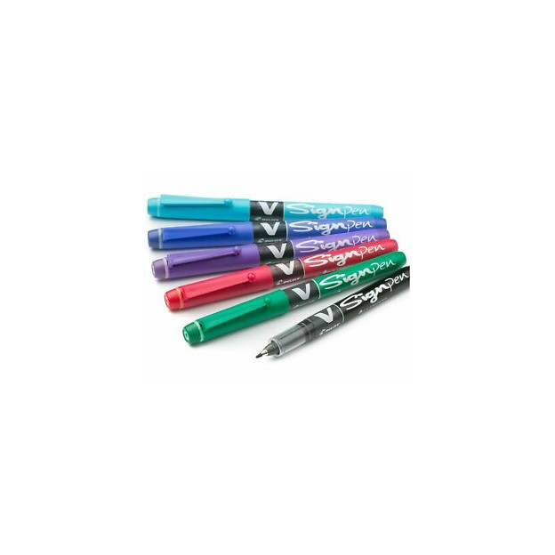 Stylo V-sign pen Pilot encre liquide - 6 coloris disponibles