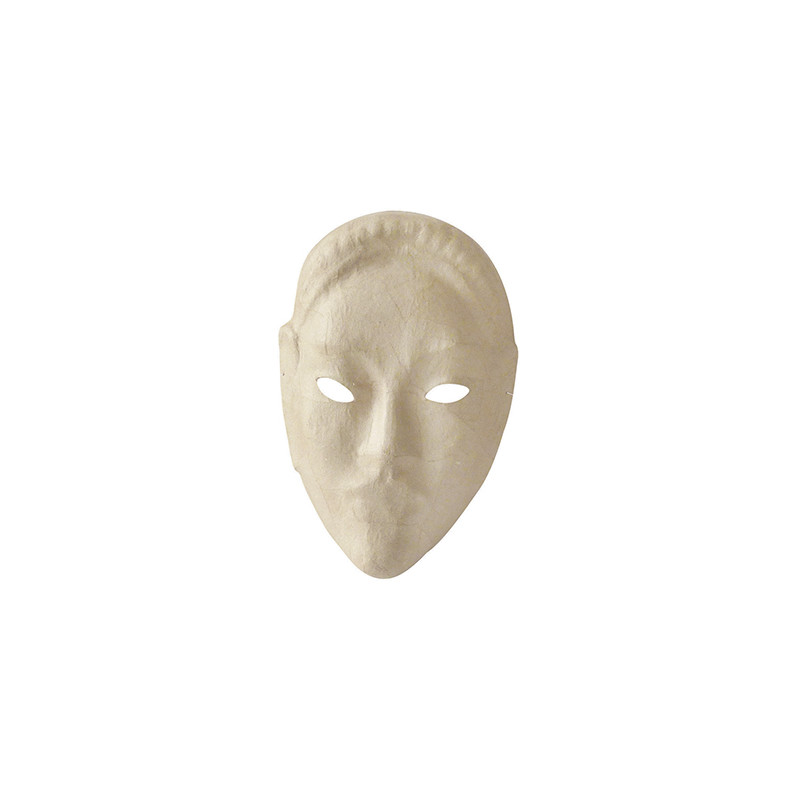 Masque africain en papier mâché Décopatch