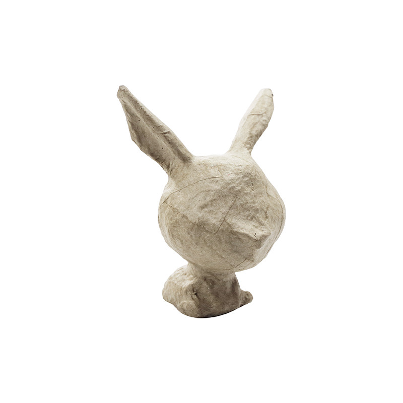 Mini lapin en papier mâché pulpé Décopatch