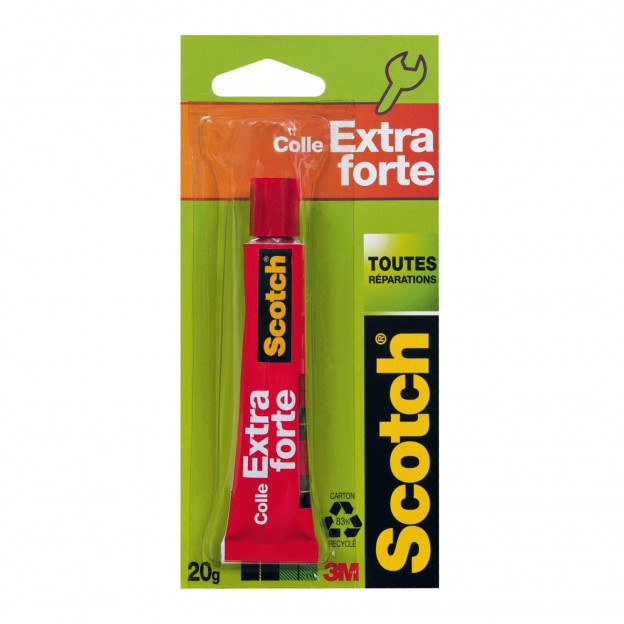 Tube colle extra forte Scotch 20 Gr - Multi surface