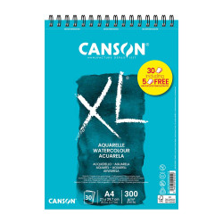 CANSON XL BLOC A4 AQUA 30F 300G DONT 5 GRATIS
