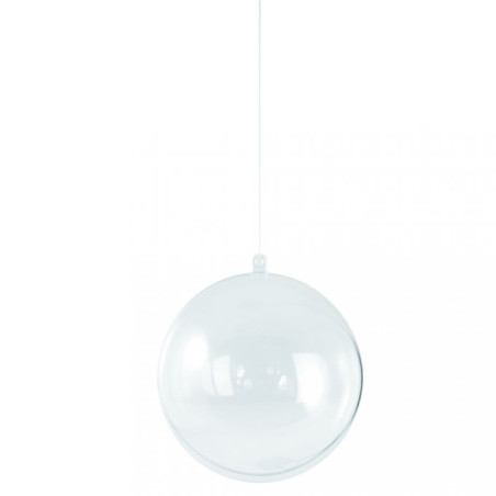 RAYHER BOULE EN PLASTIQUE 10 CM DIAM 2 PARTIES 