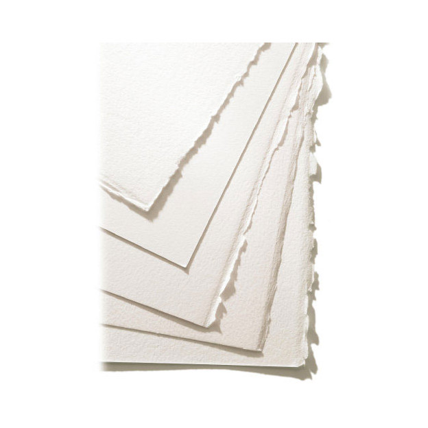 Arches velin blanc, 160 grammes, 50 x 65 cm, 10 feuilles dans une tube