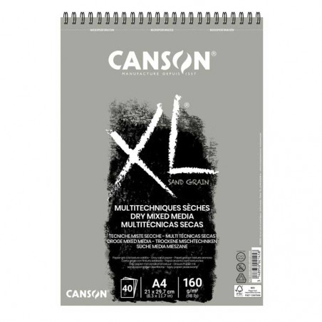 CANSON Bloc de papier à colorier A4 160 g/m²