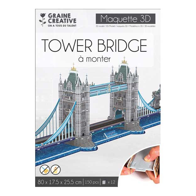 Puzzle maquette Tower Bridge 3D Graine créative - Matériel DIY