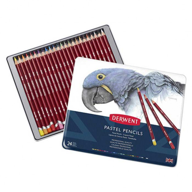 DERWENT CRAYON PASTEL BOITE DE 24