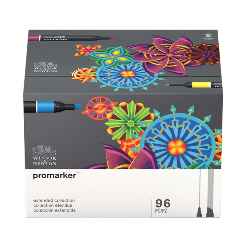 <STRONG>Coffret de 96 marqueurs Promarker Winsor et Newton</STRONG>® pour débuter ou compléter votre collection de couleurs.