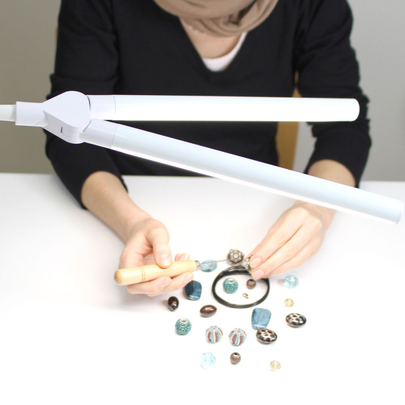 Lampe de table Duo Daylight 56 LED Lampe pour artiste