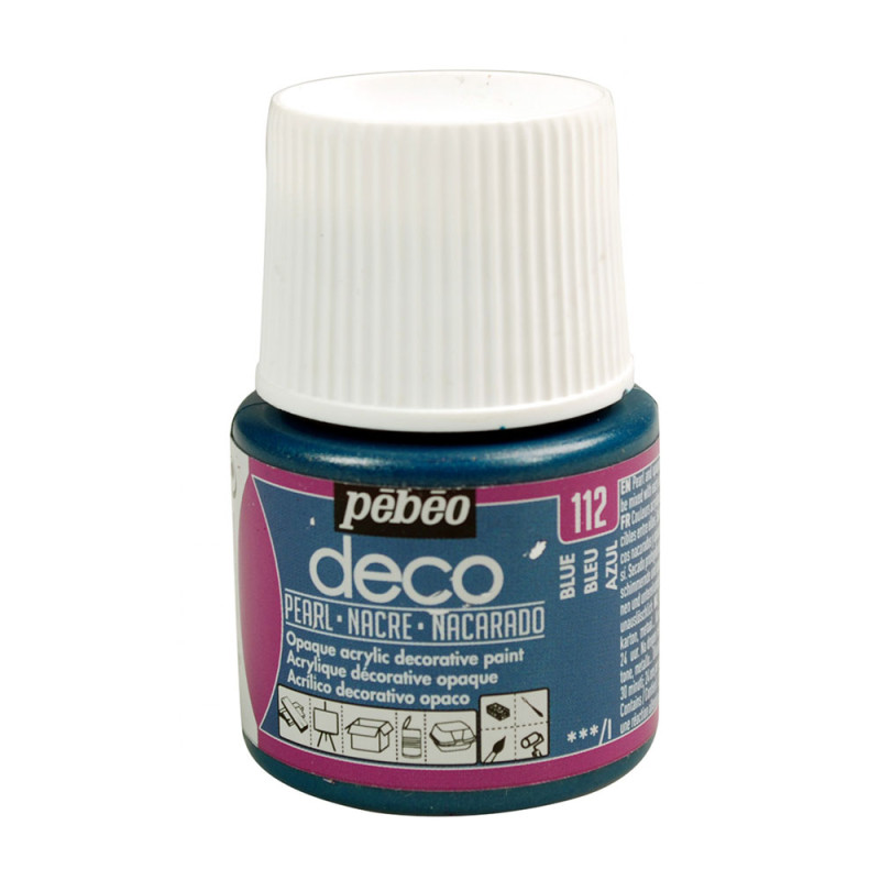 PEBEO DECO NACRE 45ML BLEU