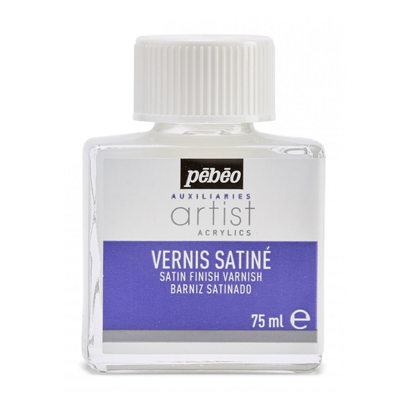 Ce <STRONG>vernis satiné transparent Artist Acrylics Pébéo</STRONG> peut être appliqué en multiples couches selon l’effet de bri