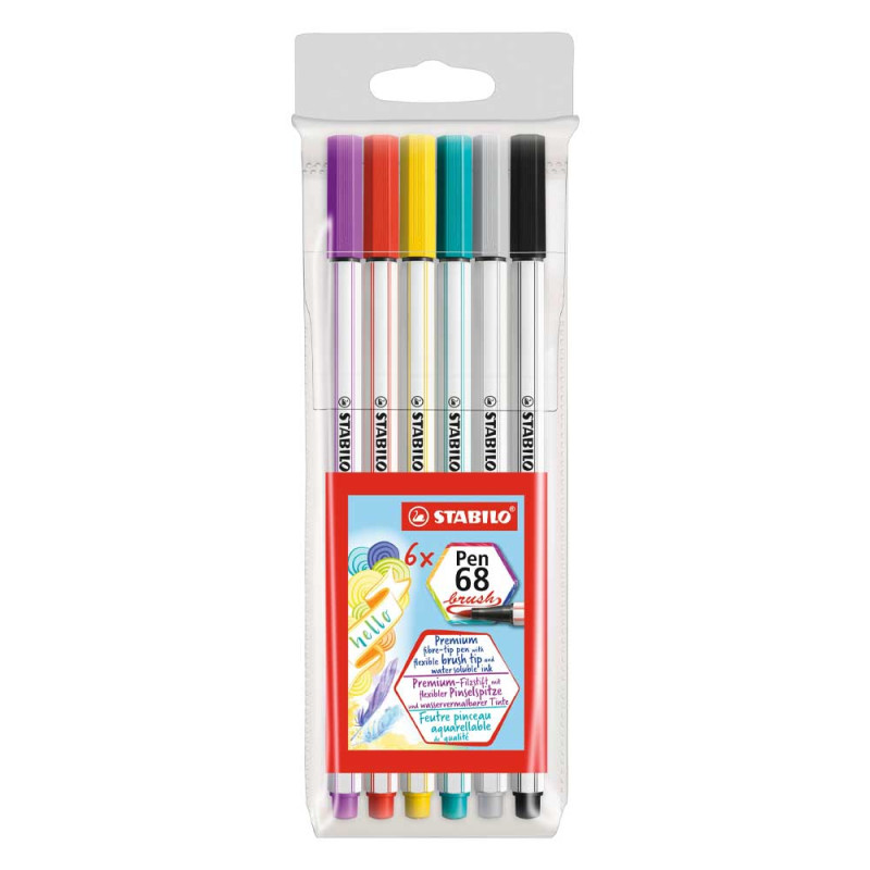 Les <STRONG>feutres Pen 68 Brush STABILO</STRONG> vous permettent de réaliser un nombre incroyable de créations, que ce soit dan