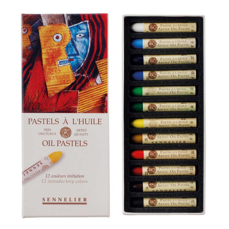 Sélection de coffrets de <STRONG>pastels à l'huile Sennelier</STRONG> célèbre pour leur haute teneur en pigments de première qua