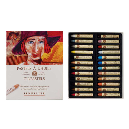 Sélection de coffrets de <STRONG>pastels à l'huile Sennelier</STRONG> célèbre pour leur haute teneur en pigments de première qua