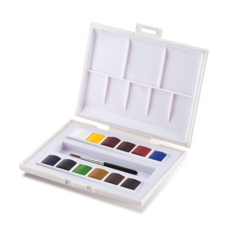 Les <STRONG>coffrets La Petite Aquarelle Sennelier</STRONG> sont parfaits pour s'intitier aux couleurs aquarelles. Ils sont pens