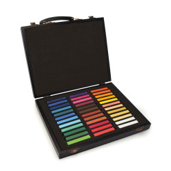 <STRONG>Coffret de 36 pastels secs Campus</STRONG> pour débuter ou compléter votre collection de couleurs.