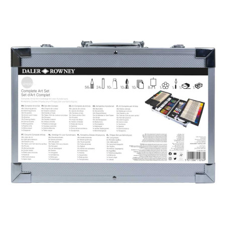 Ce <STRONG>kit complet d'artiste Simply Daler Rowney</STRONG> se compose de 122 pièces parfaits pour les débutants et les profes