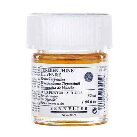 La <STRONG>térébenthine de Venise Sennelier</STRONG> est une essence qui s'ajoute comme agent plastifiant et brillant dans les c