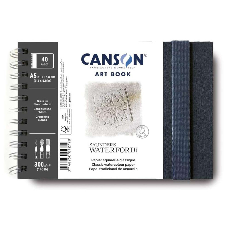 Carnet aquarelle Art Book Saunders Waterford - Canson - A5