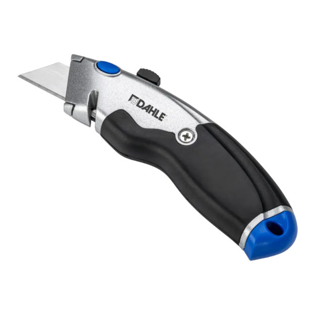 Découvrez le cutter Heavy Duty 10890 Dahle, un cutter professionnel avec boitier en métal et lame trapézoïdale en acier carbone.