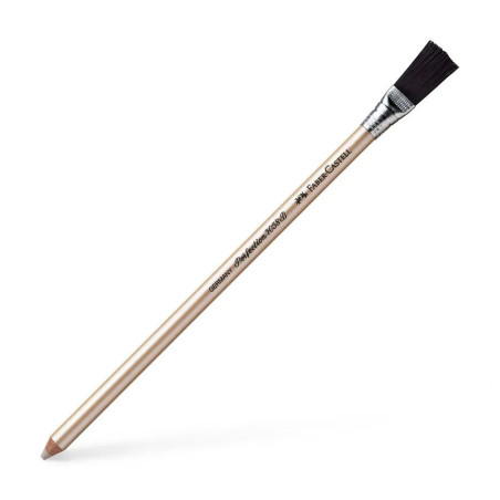 Découvrez le crayon gomme Perfection 7058 Faber Castell, un crayon gomme pour l'encre et muni d'une brosse pour enlever les rési