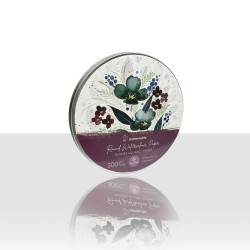 Découvrez le papier aquarelle rond Expression Hahnemühle conditionné dans une boîte en métal comportant 30 feuilles 300g/m².