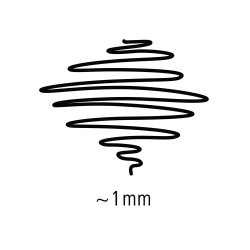 Découvrez le set de 2 feutres Pigment Pen 376 Staedtler, un feutre à encre de Chine noire avec une pointe ronde de 1 mm.