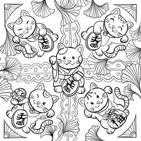 Découvrez le carnet de coloriage « Chibi » avec des dessins à colorier illustrés par Sandrine Fourrier, édition Hachette.