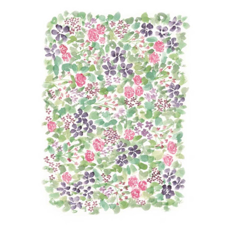 Découvrez le carnet de coloriage inversé « Ambiance Nature », édition Un Dimanche Après-midi, composé d’une cinquantaine d’aquar