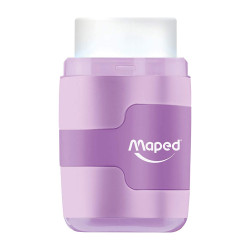 Découvrez le taille-crayon gomme 2-en-1 Maped composé de 2 trous, un petit gadget à avoir dans sa trousse. Disponible en 3 coule