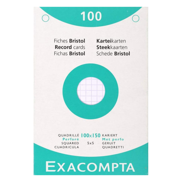 EXA ETUI 100 F.BRISTOL BLC 100/150 5X5 PERF