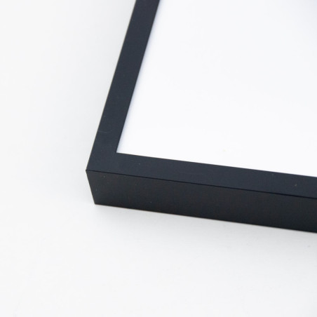 Découvrez les cadres avec verre en aluminium Boesner, finition noir mat, disponibles en différents formats. Parfait pour mettre 