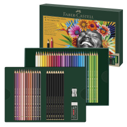 FABER CASTELL POLYCHROMOS+GRAPHITE MATT COFFRET 50 PCS