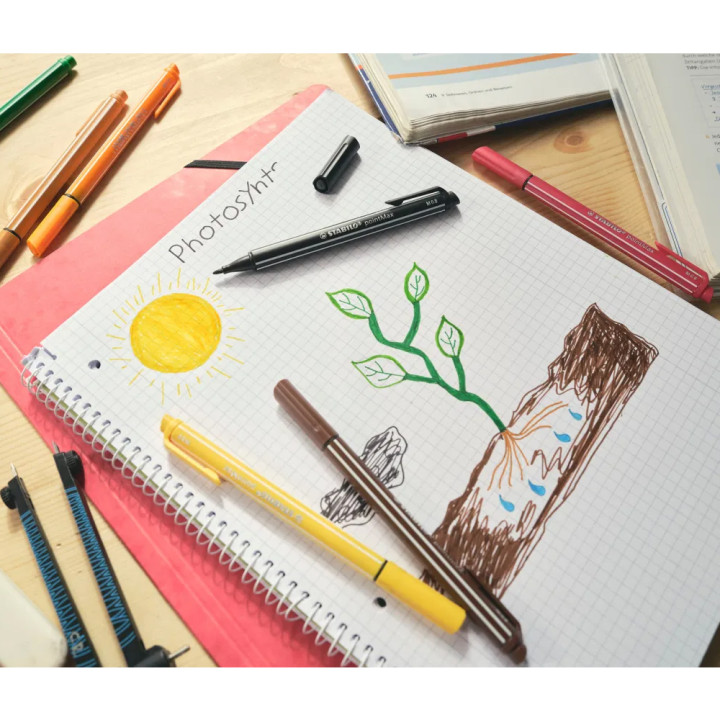 Découvrez la trousse de 14 stylos-feutres pointMax STABILO, des feutres polyvalents pour l’écriture, le dessin, le coloriage et 