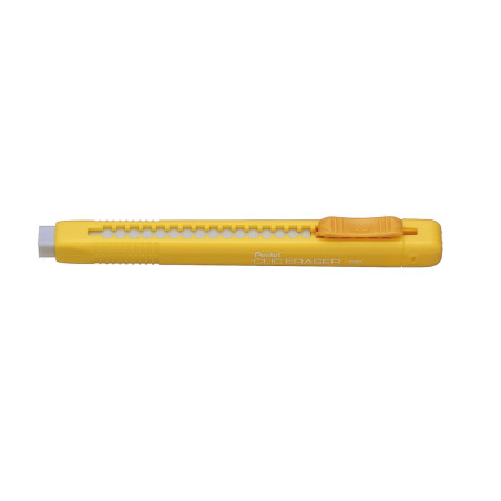 PENTEL STYLO PORTE GOMME RECHARGEABLE JAUNE