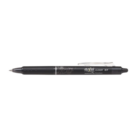 Découvrez le stylo FriXion Ball Clicker de la marque Pilot un stylo effaçable grâce à son embout gomme et son encre gel thermose