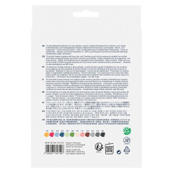 Découvrez le set de 12 feutres Goldfaber Sketch Marker de la marque Faber Castell, des marqueurs à alcool munis d’une double poi