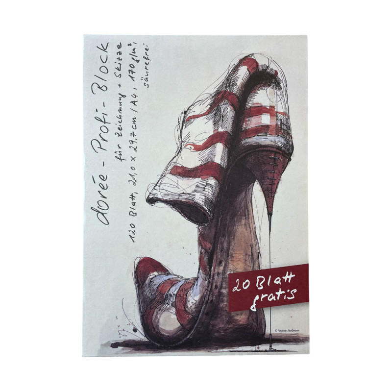 Découvrez le bloc à dessin de la marque Dorée, contenant 120 feuilles blanches au format A4 et de grammage 170g/m². Parfait pour